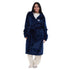 Snuggs Blanket Robe Dark Blue